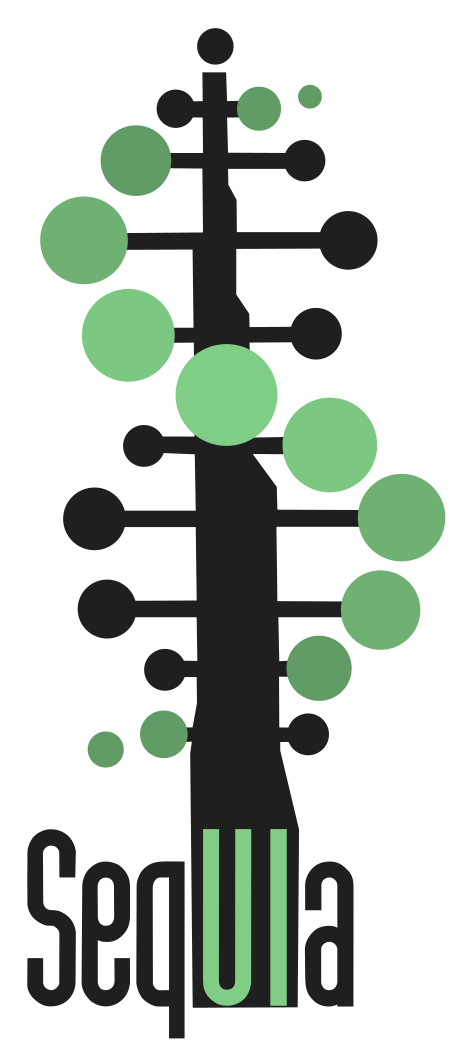 Vertical logo of the platform SeqUIa